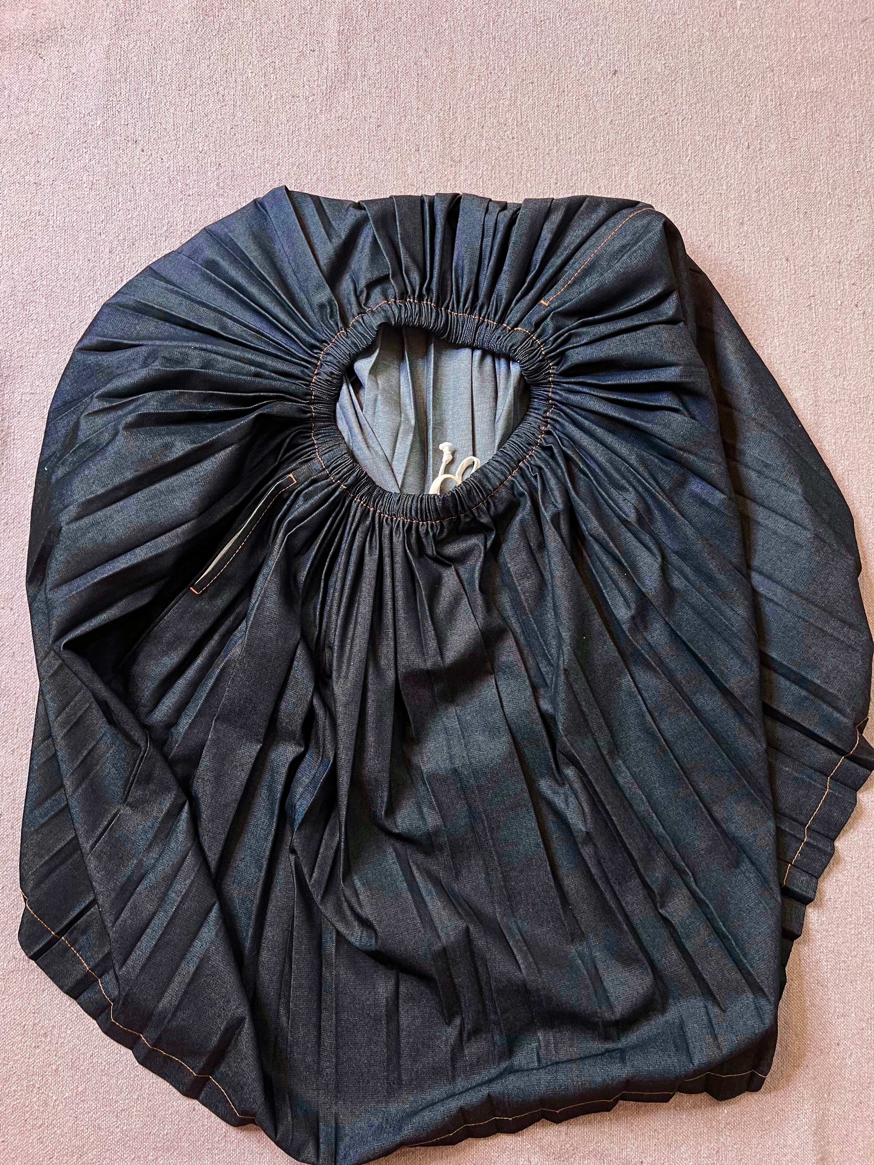 2016SS tricot COMME des GARCONS pleated denim skirt | Pay ID