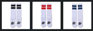 SURF SKATE CAMP　LINE SOCKS