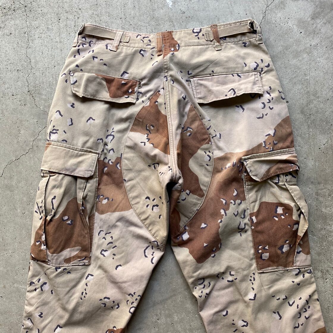 80年代 ビンテージ U.S.ARMY 米軍実品 アメリカ軍 チョコチップカモ 