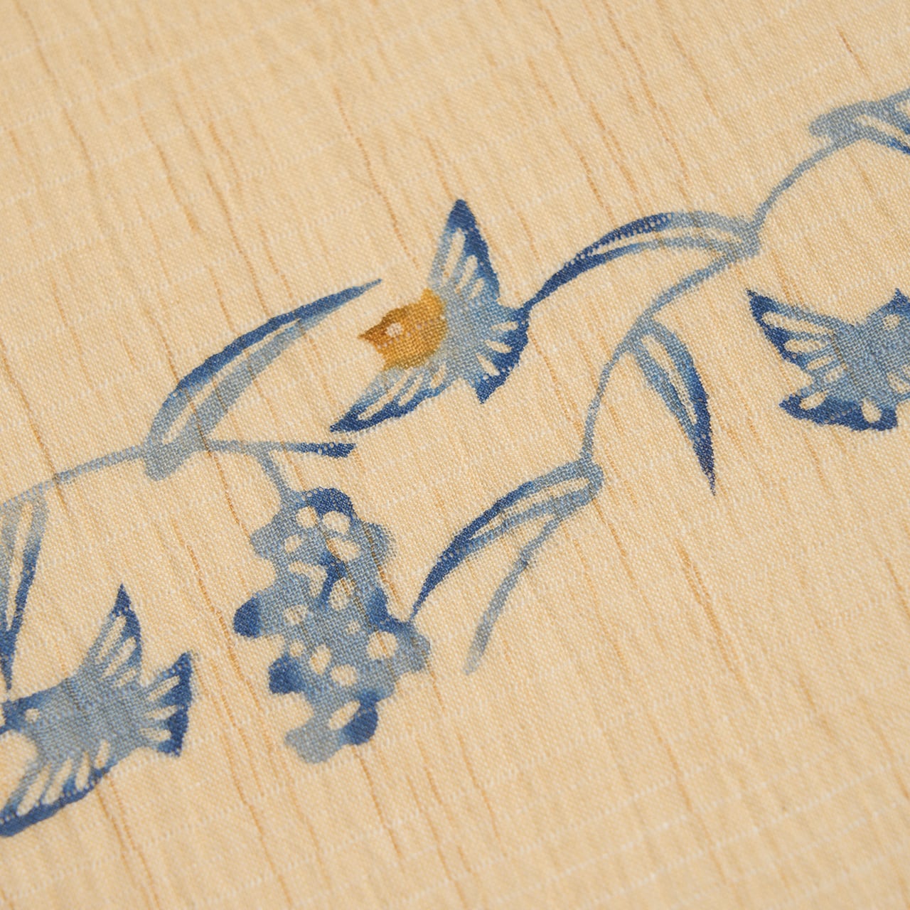 稲穂に雀と花丸紋 絽麻 夏名古屋帯【未着用品】 | かわの屋