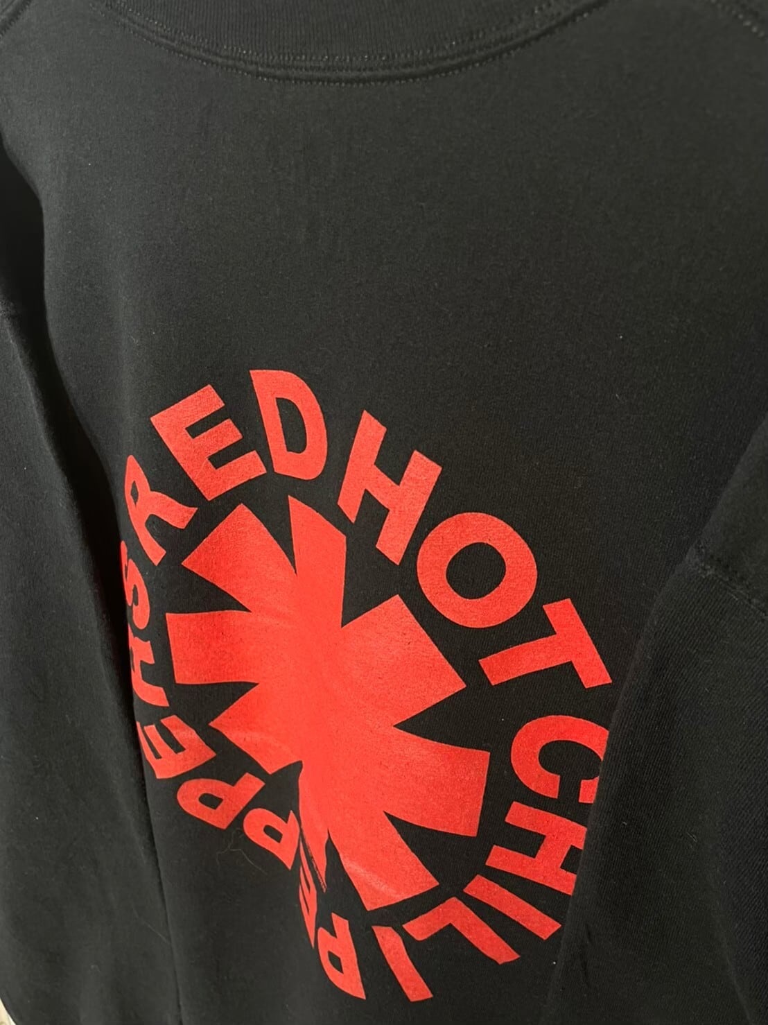 80-90's Red Hot Chili Peppers レッドホットチリペッパーズ プリント スウェットクルーネックトレーナー ホワイト USA製 Size L