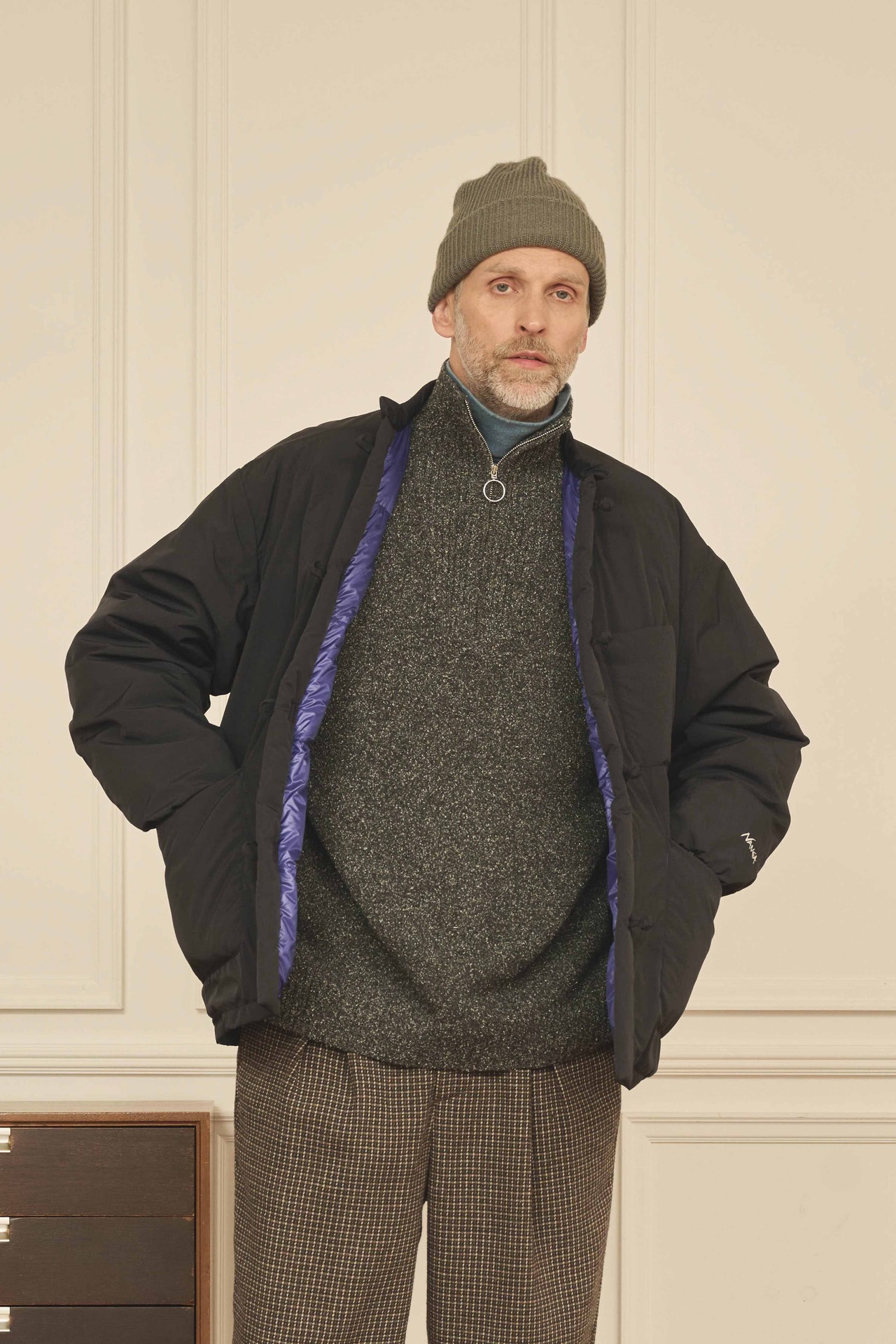 kelen  CHINA BUTTON DOWN JACKET  "RICHTER by NANGA"