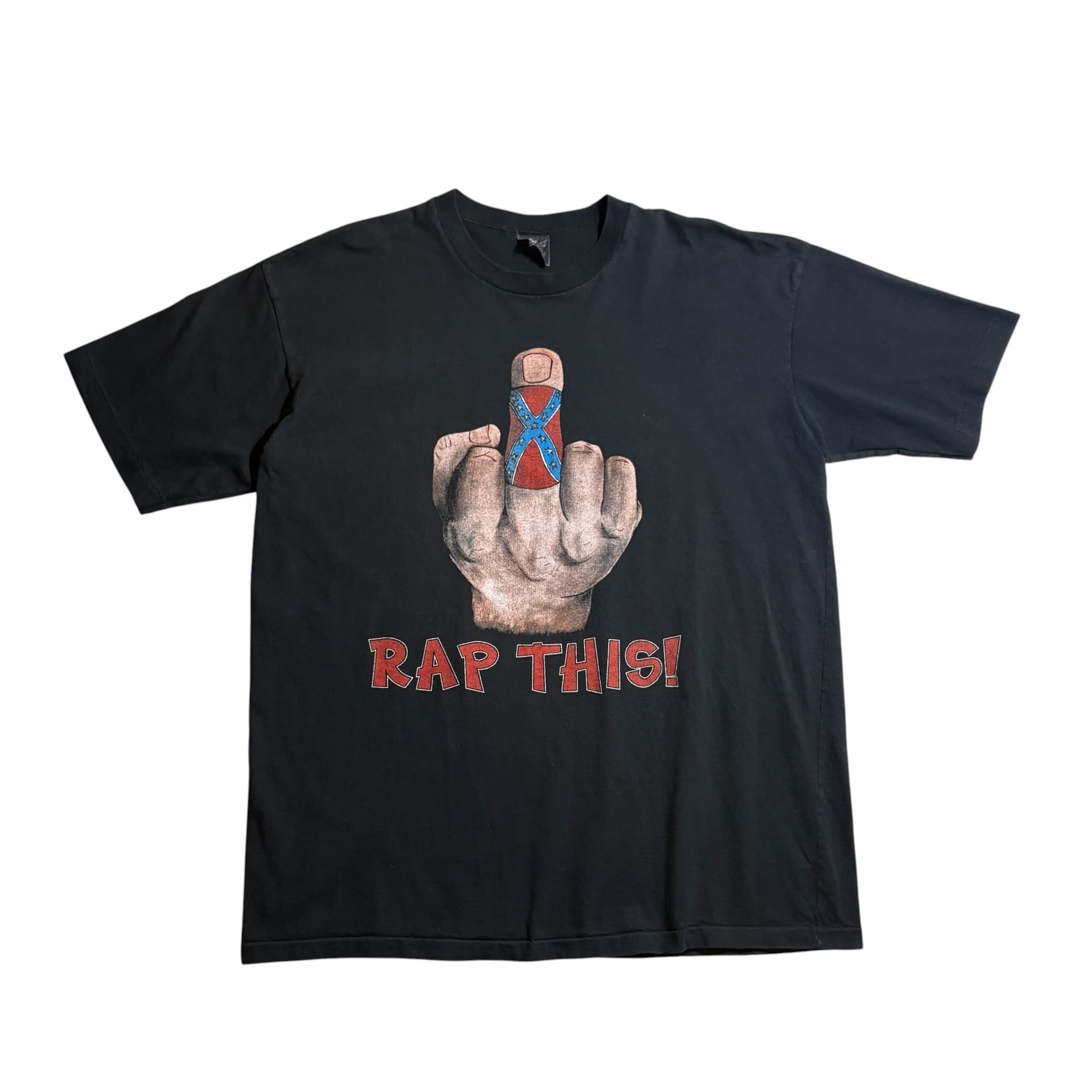 vintage 1990's HERB RITTS photo art tee “Fred with Tires” | NOIR