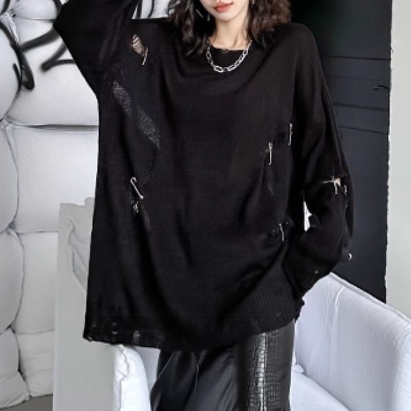 design knit pullover / l0010
