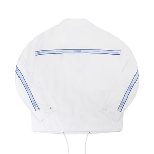 SALE 送料無料【HIPANDA ハイパンダ】男女兼用 ステンカラー ブルゾン UNISEX HIPANDA BLOUSON / WHITE