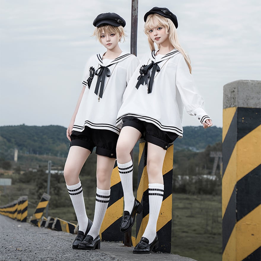 ロリィタ服3点 SEASONZ 皇子系ロリィタ 少年装 男装 3点セット プリンス セーラー服