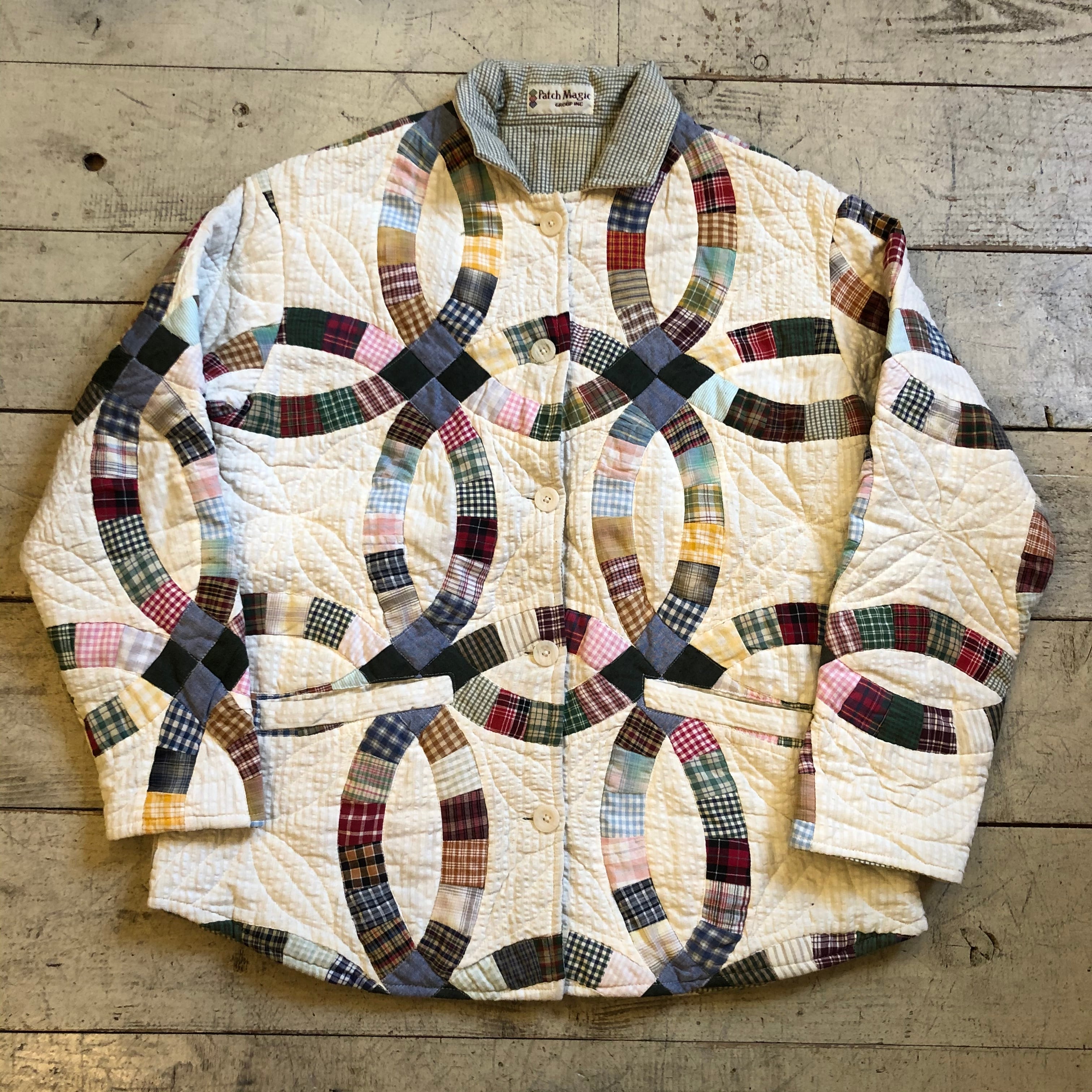 Vintage Patchwork Quilting Shirt リバーシブル