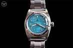 WMT WATCHES W15 – 9912 / Aged / Turquoise Blue Dial / Metal Bracelet