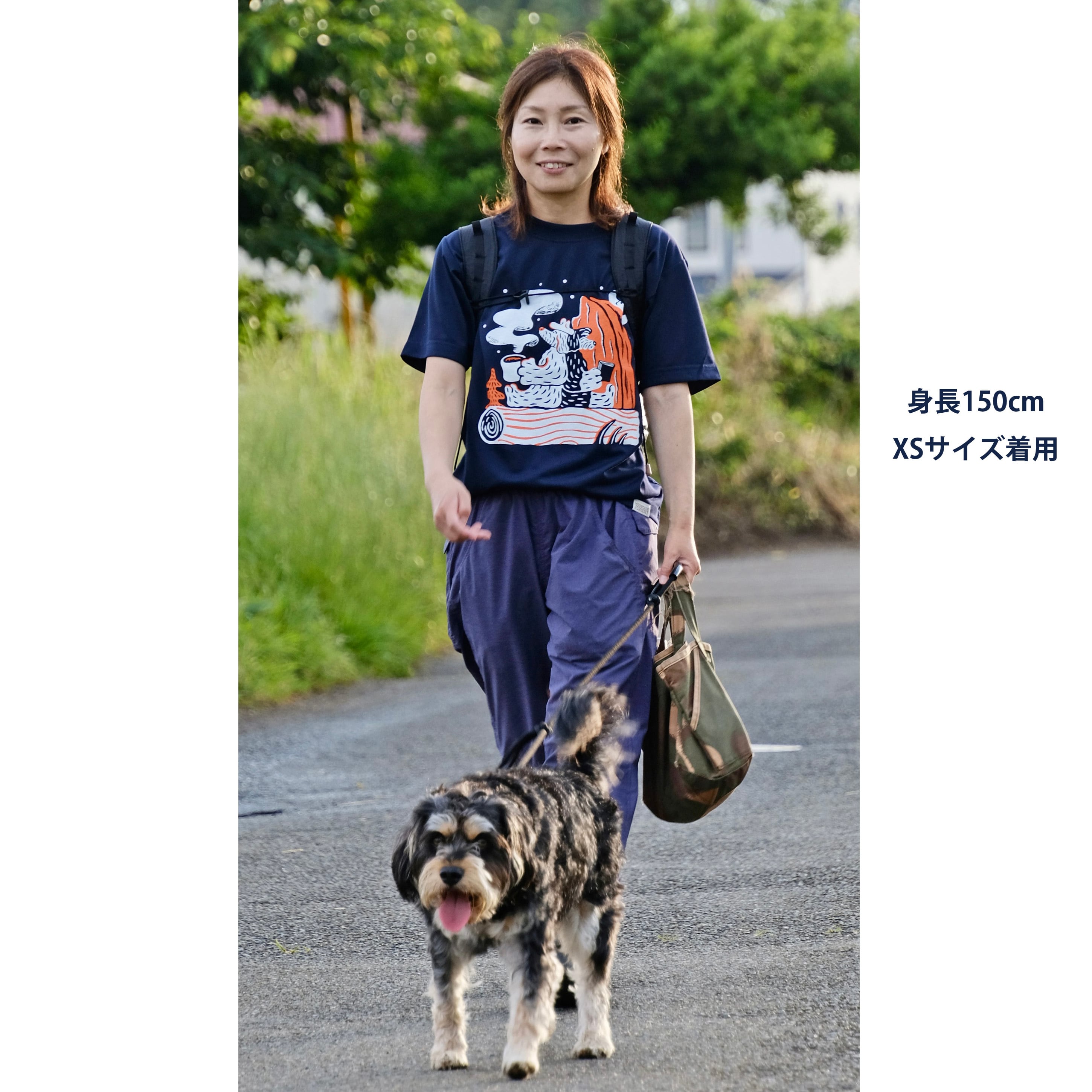 Dry Tee（Two Dogs） | MOUNTAIN JOHNNY