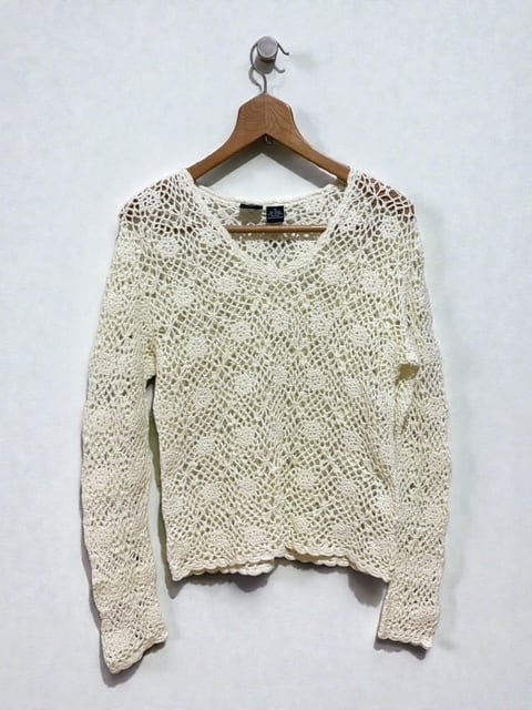 90s valentino garavani コットンニットカーディガン | PAY ID