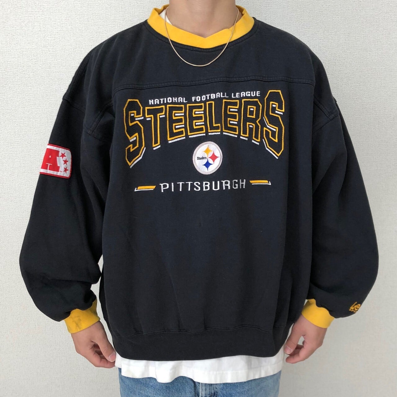 97%OFF!】【97%OFF!】Reebok NFL スティーラーズ チーム ロゴ刺繍