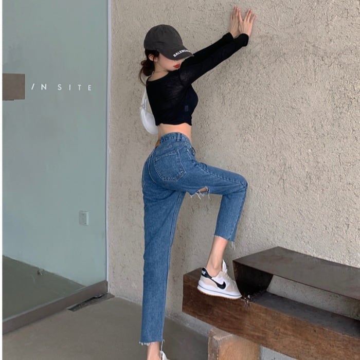 パンツ オータムカジュアルスリムジーンズ レディース 秋物 ドラファッションホール48916740989