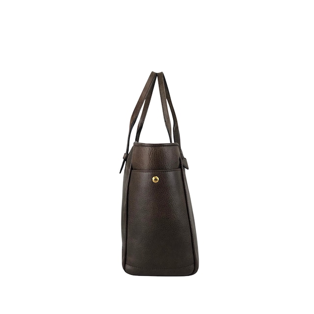 LOEWE ロエベ ヘリテージ ハンドバッグ ブラウン 型押しロゴ レザー トートバッグ vintage ヴィンテージ オールド faniey