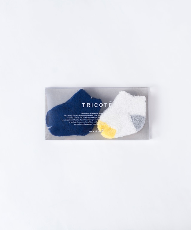 【TRICOTE】BABY PILE SOCKS 2PIECES BOY (TR83BA062)