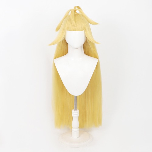 コスプレ耐熱ウィッグ コスプレ耐熱ウィッグ ゴールド ロング キャラクターウィッグ ★ポケモンZA/シロー 等 ★受注品★