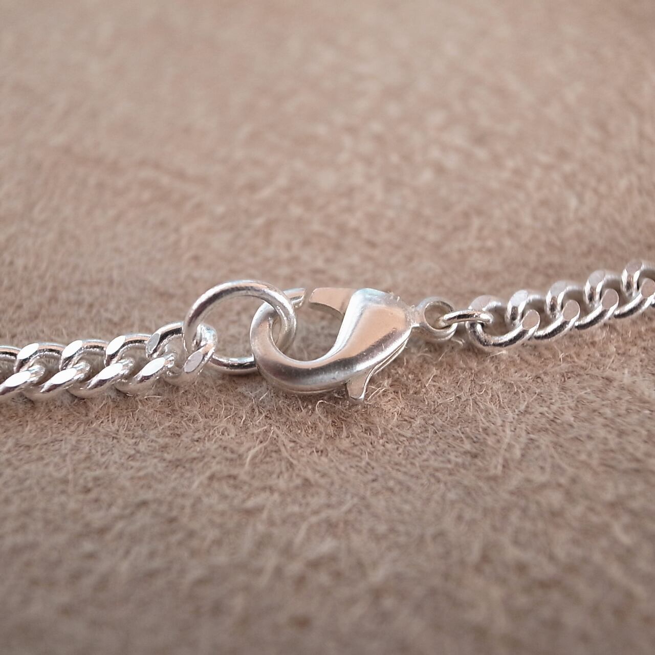 3.7mm FLAT LINK CHAIN NECKLACE- SILVER / 3.7mm 喜平チェーン