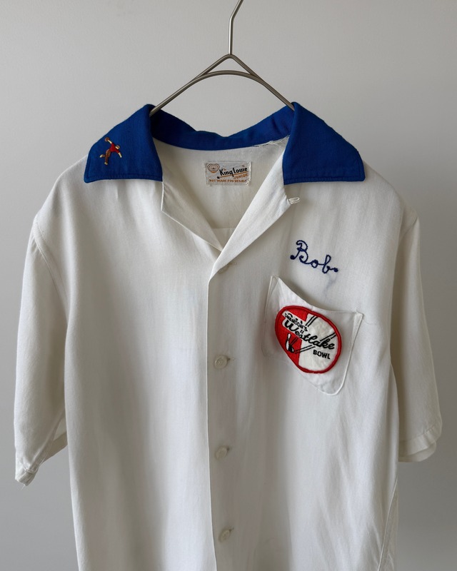 -King Louie JUNIOR-vintage 60s bowling shirt