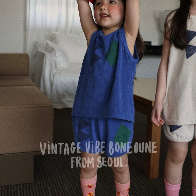 【予約】BO terry sleeveless/ boneoune（ junior）