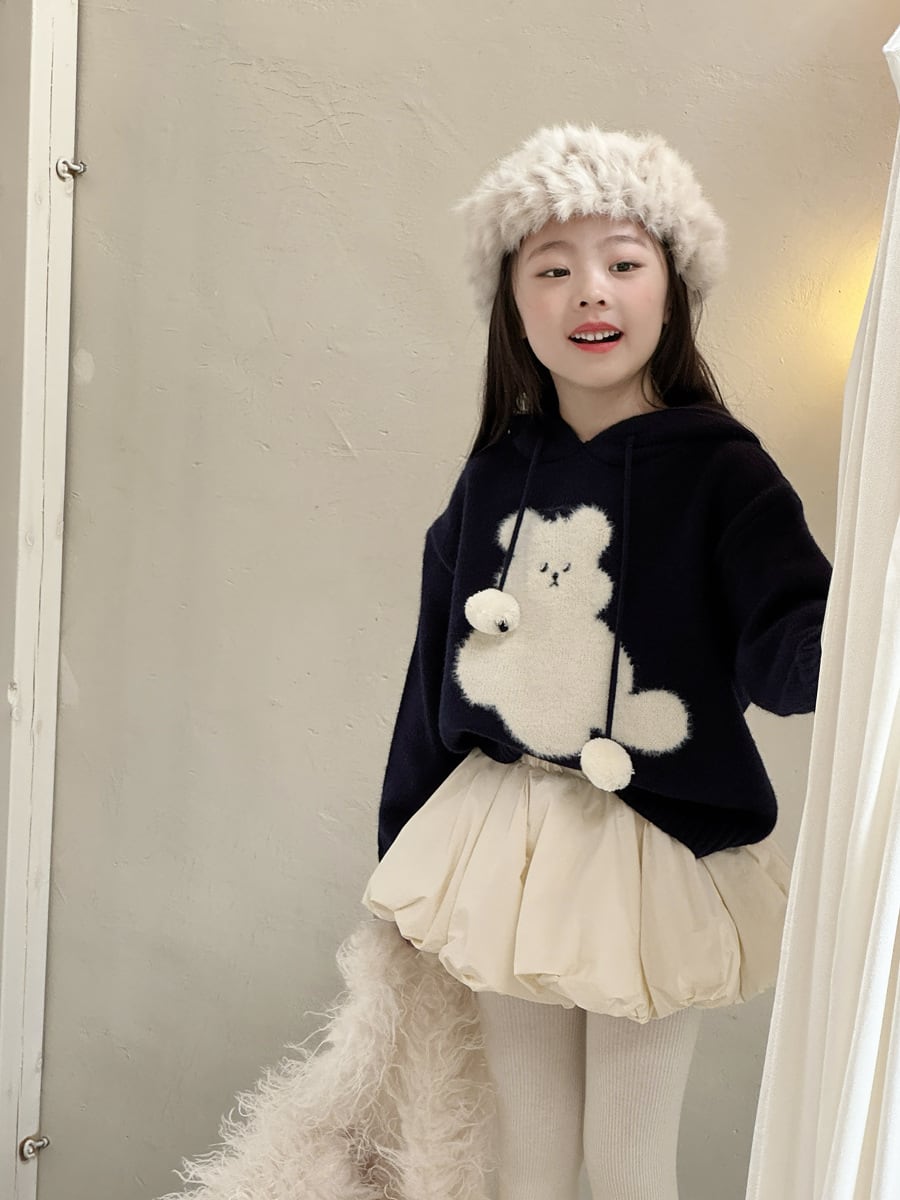 インパン付きアイボリーバルーンスカート