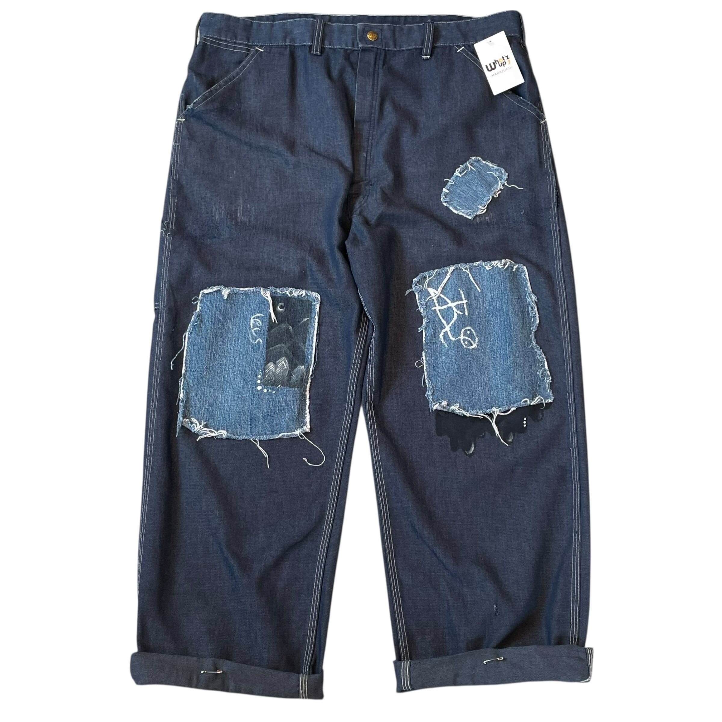 1970s Sears "Remake" chambray work pants