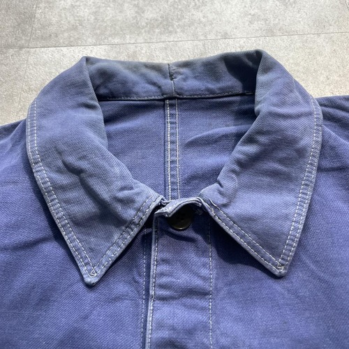 50-60s La CHOUETTE 刺繍タグ フレンチワークジャケット 詳細写真12