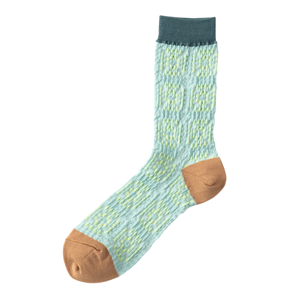TRICOTÉ /【23-26cm】crochet patterned  bumpy socks TR61SO002
