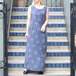 USA VINTAGE FLOWER PATTERNED NO SLEEVE ONE PIECE/アメリカ古着花柄ノースリーブワンピース　