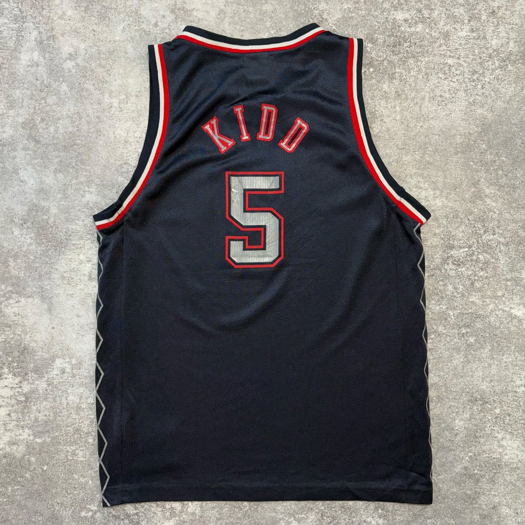 Jason Kidd 【New Jersey Nets】 Kids Game Shirt. Champion | am3:41