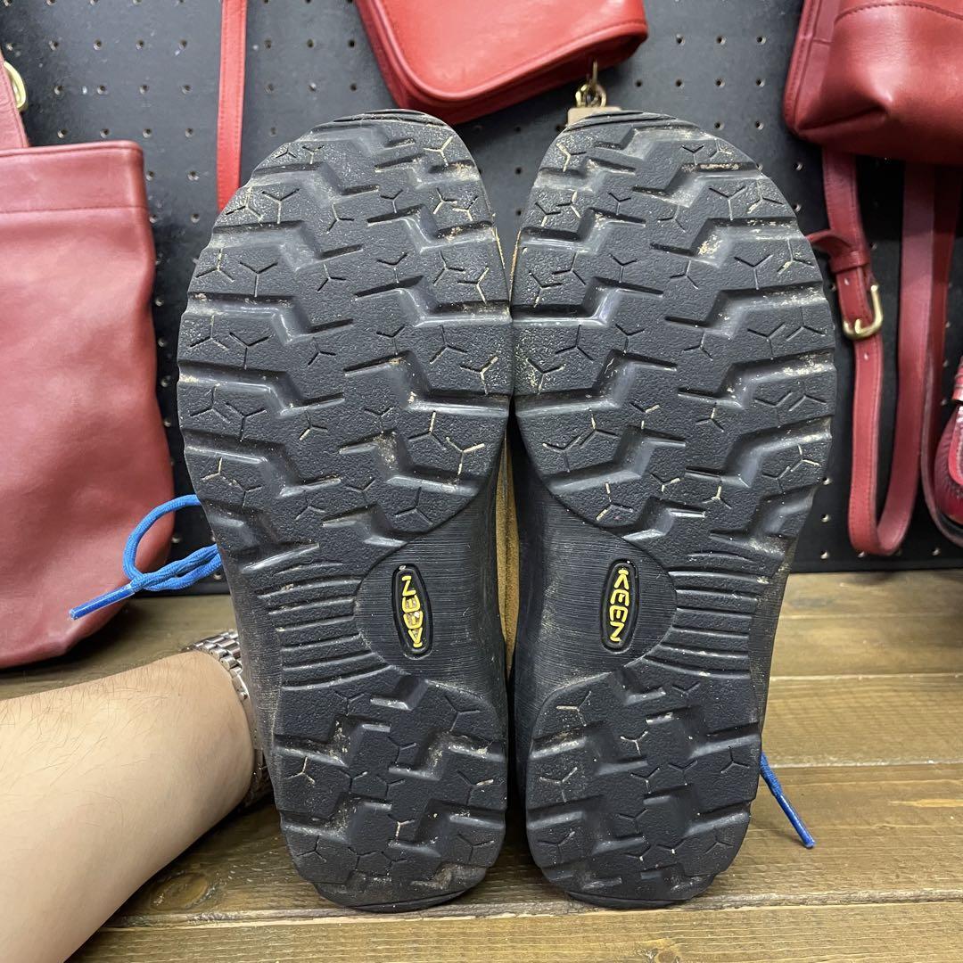 良品 KEEN キーン トレッキングシューズ ベージュ 24.5cm ジャスパー