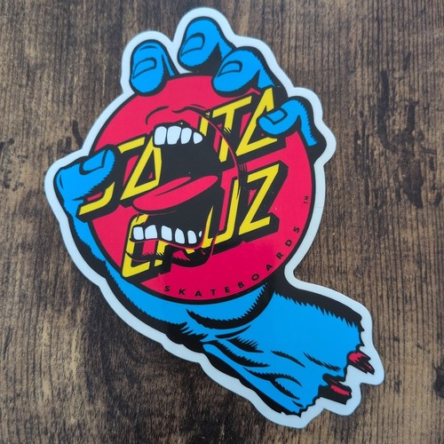 【st-1150】Santa Cruz Skateboards sticker サンタクルーズ スケートボード ステッカー SCREAMING DOT