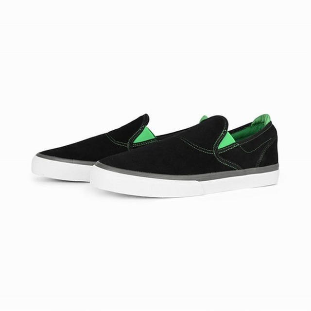 EMERICA × CREATURE G6 SLIP-ON ブラック スエード