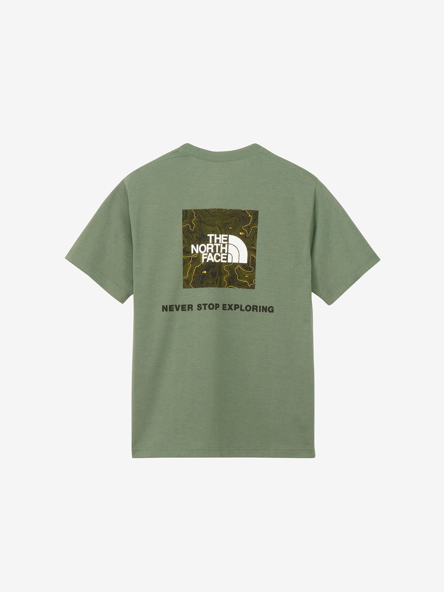 THE NORTH FACE (ノースフェイス) - S/S BACK SQUARE TRAVERSE LOGO TEE (ショートスリーブバックスクエアトラバースロゴティー) NT32543 メンズ