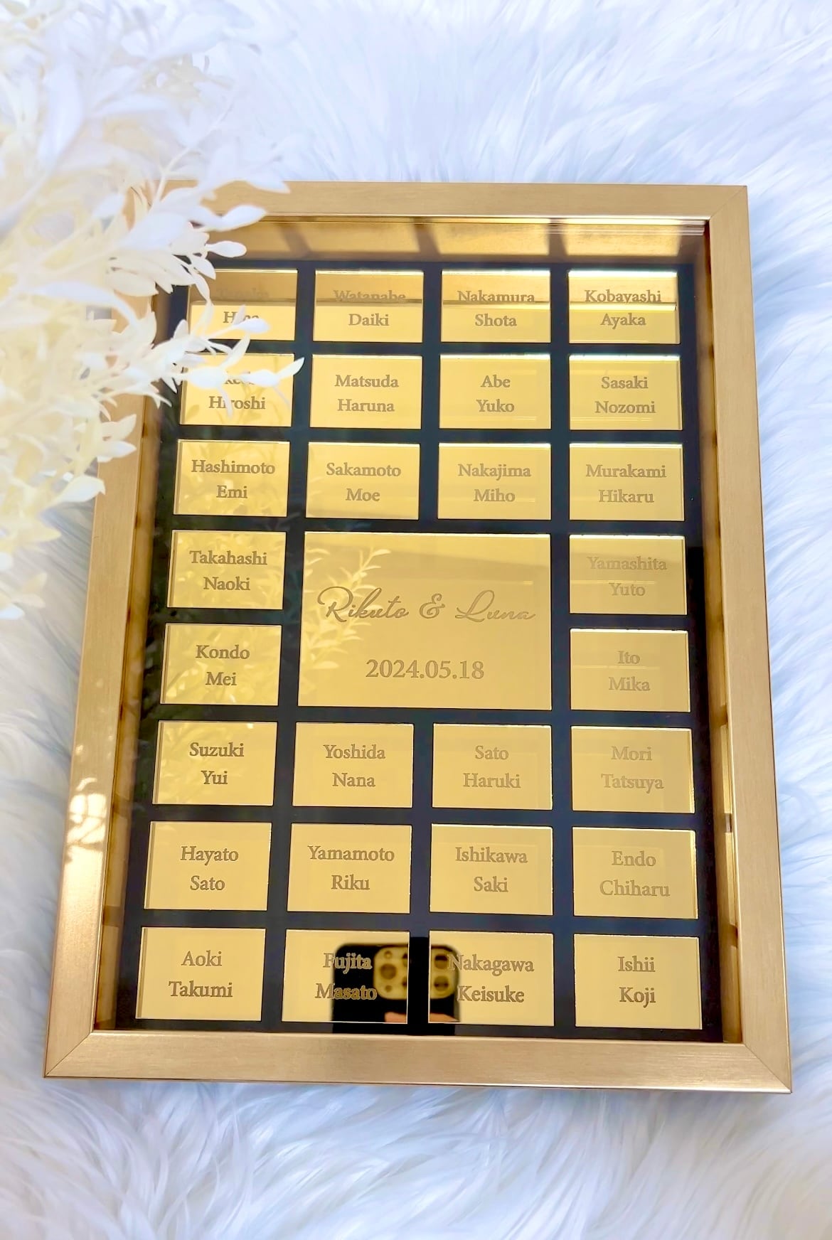 到着後でもゲストピース無料で修正します】ゲスト参加型ミラーゴールド