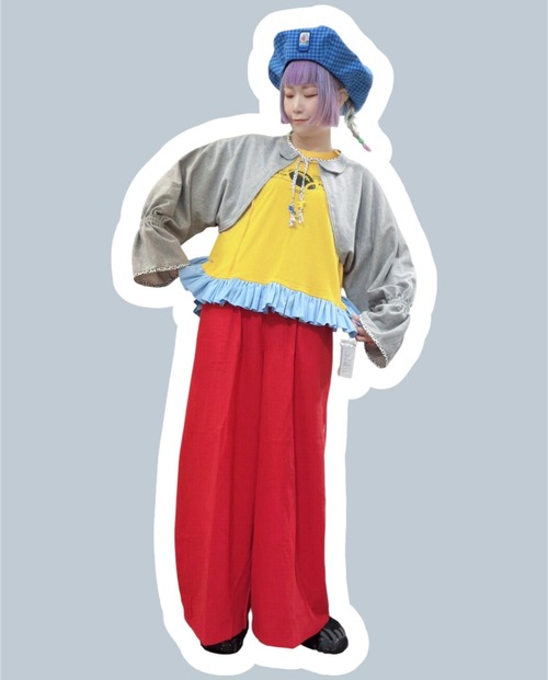 【9/27(日)21:00-9/30(水)12:00まで限定❣️】+R / Shirt bolero（グレー）