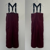 stich suspenders cargo PT/burgundy
