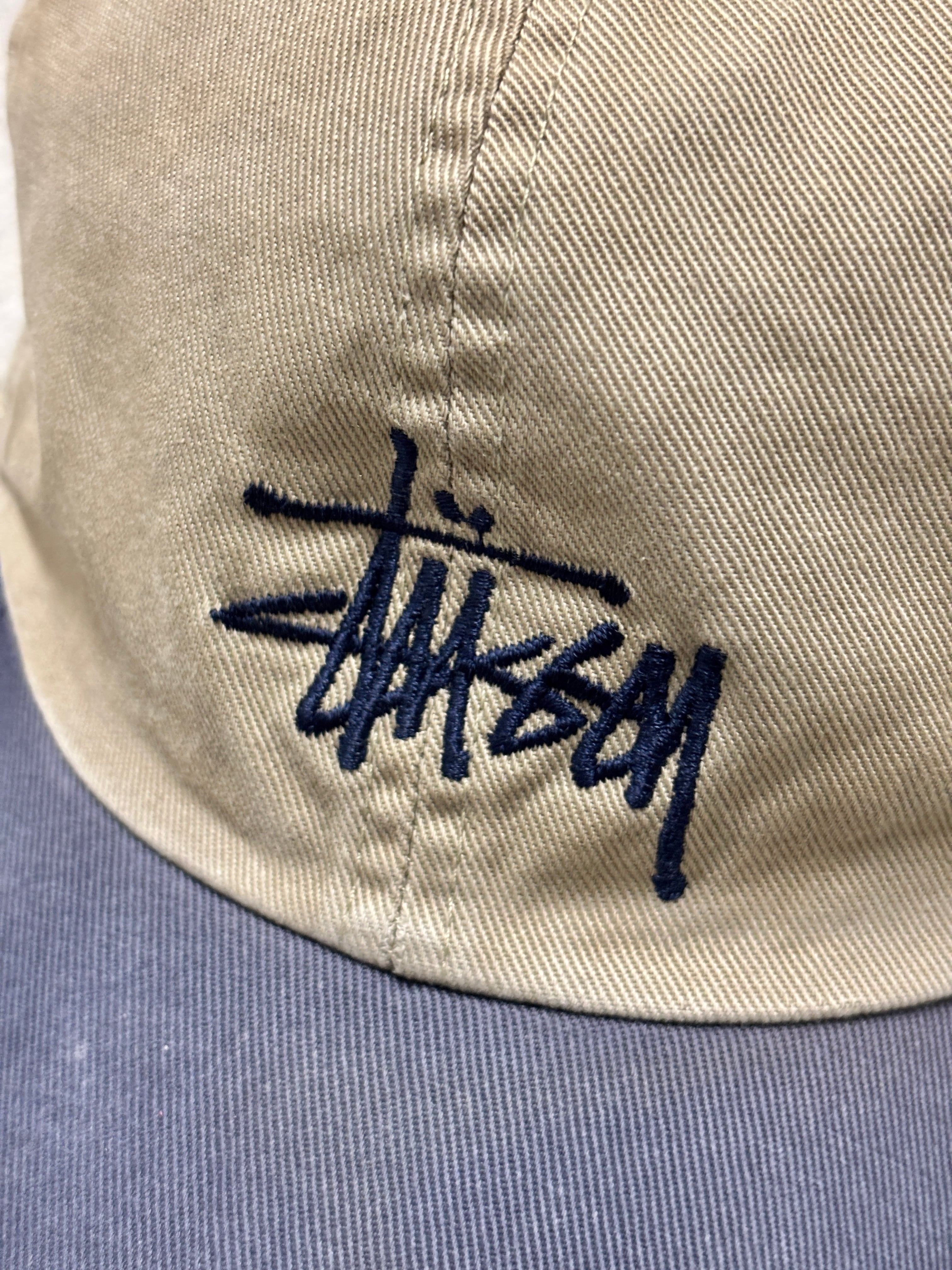 90～00s OLD STUSSY/Stock Logo Cap/紺タグ/Free/ストックロゴキャップ