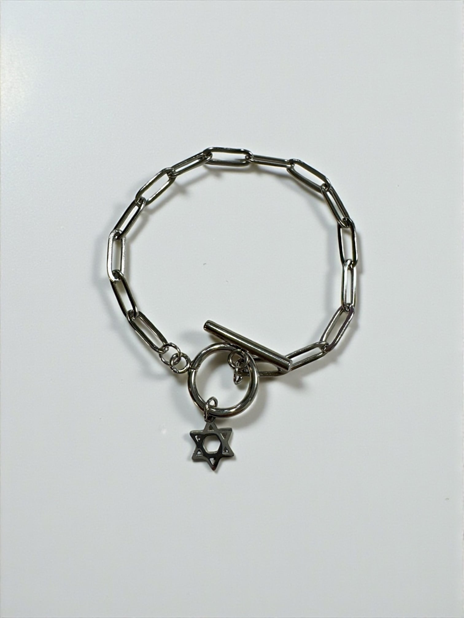 六芒星・ダビデの星 チェーンブレスレット|Hexagram Chain Bracelet