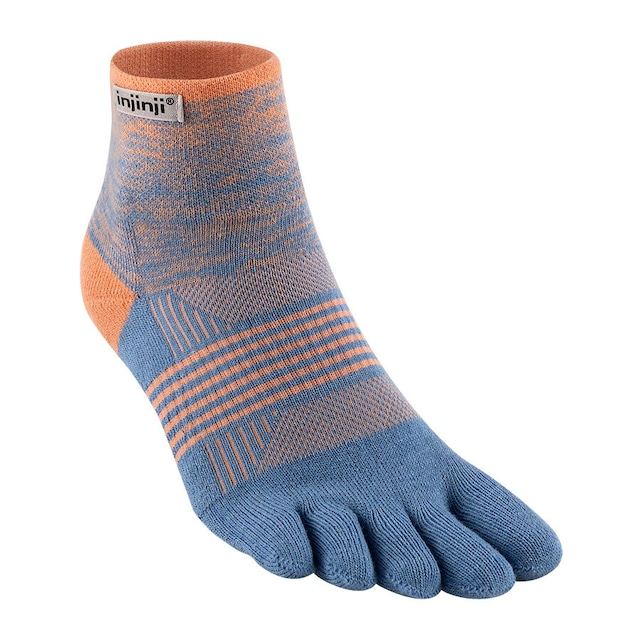 injinji（インジンジ）ウィメンズ トレイルミッドウェイトミニクルー  -サーモン(SMN)　5本指ソックス