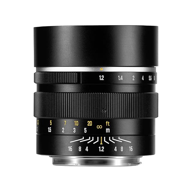 7artisans 50mm F1.2 Eマウント APS-C MF 単焦点レンズ (国内正規品