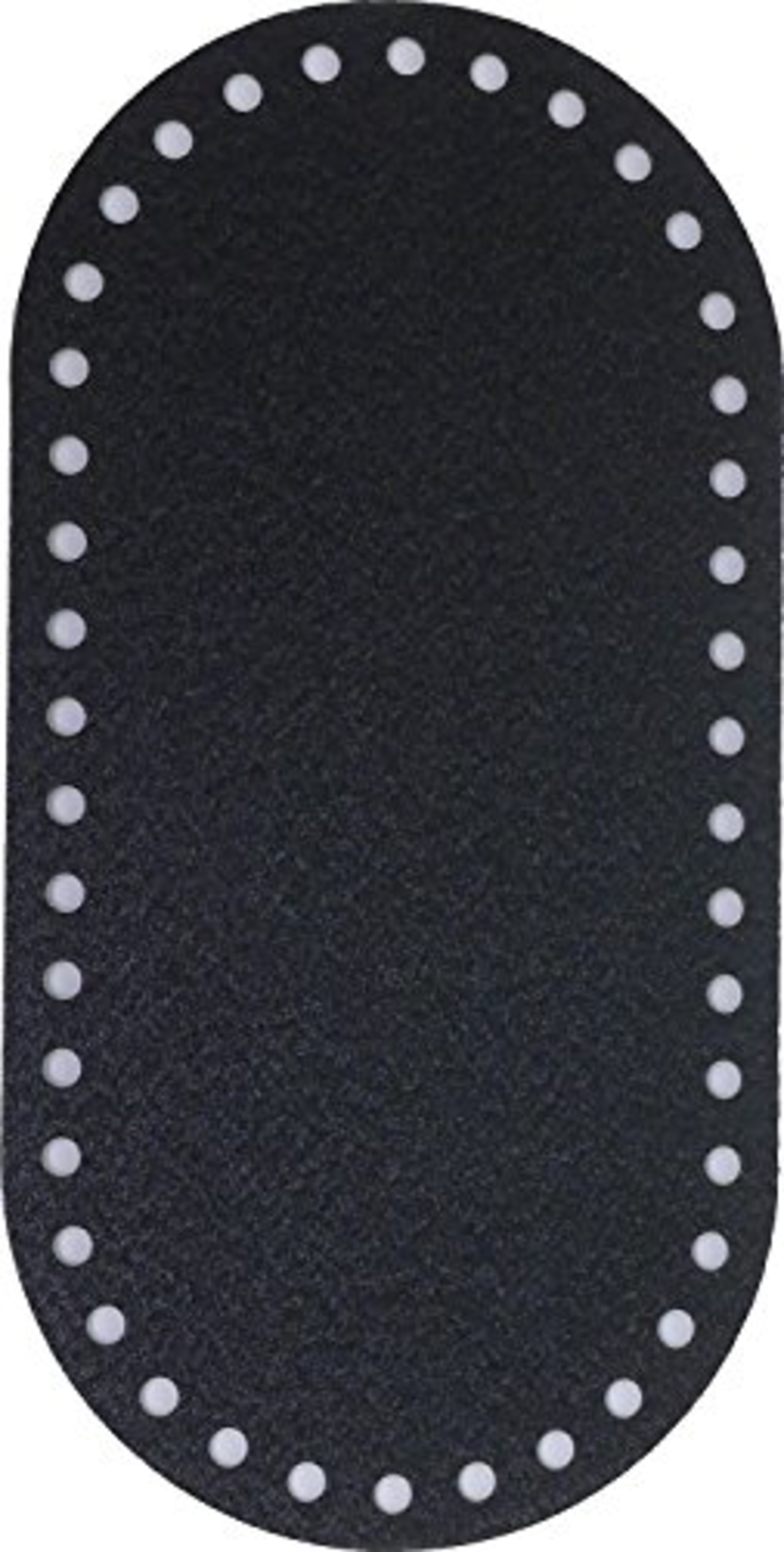 ハマナカ バッグ底板 楕円 19.8cm×10cm 黒 H204-627