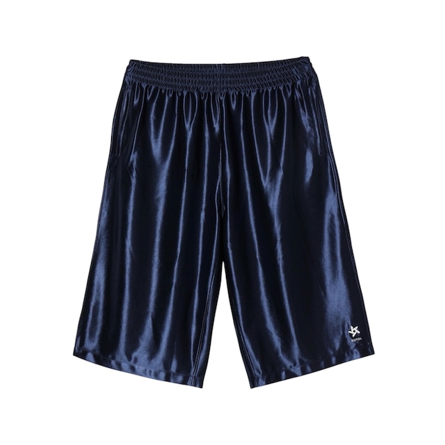 ROTOL / POLY SATIN shorts / navy