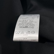 GIORGIO ARMANI ジョルジオアルマーニ リボン付き ノースリーブ ロング ワンピース サイズ 42 /ブラック/イタリア製