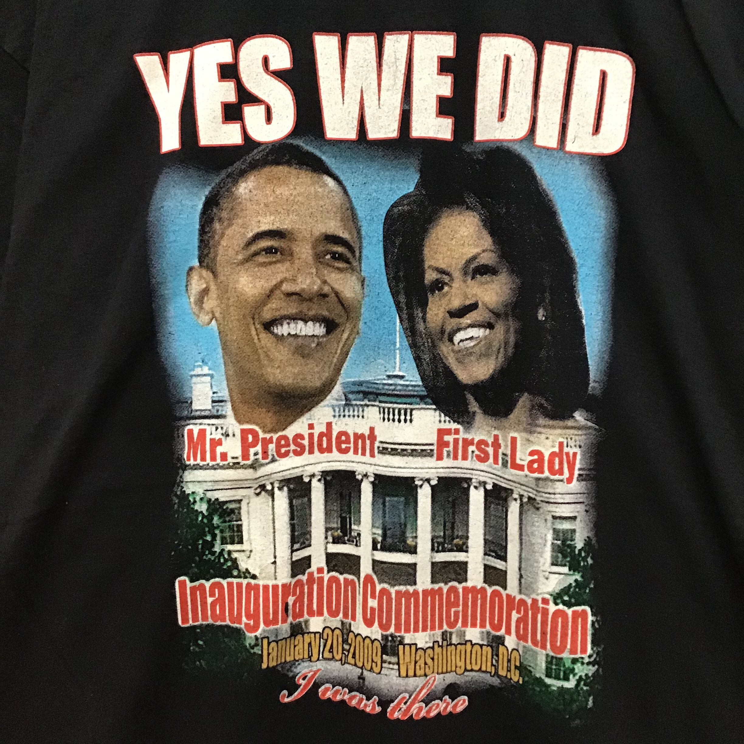 いただきあ 入手困難 Barack Obama オバマ大統領 両面ビッグプリント Tシャツ プーマ