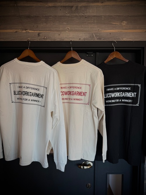 BLUCO ポケット L/S Tシャツ -TICKET-