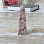 サンストーン*250716*天然石*オベリスク*置き物*インテリアストーン