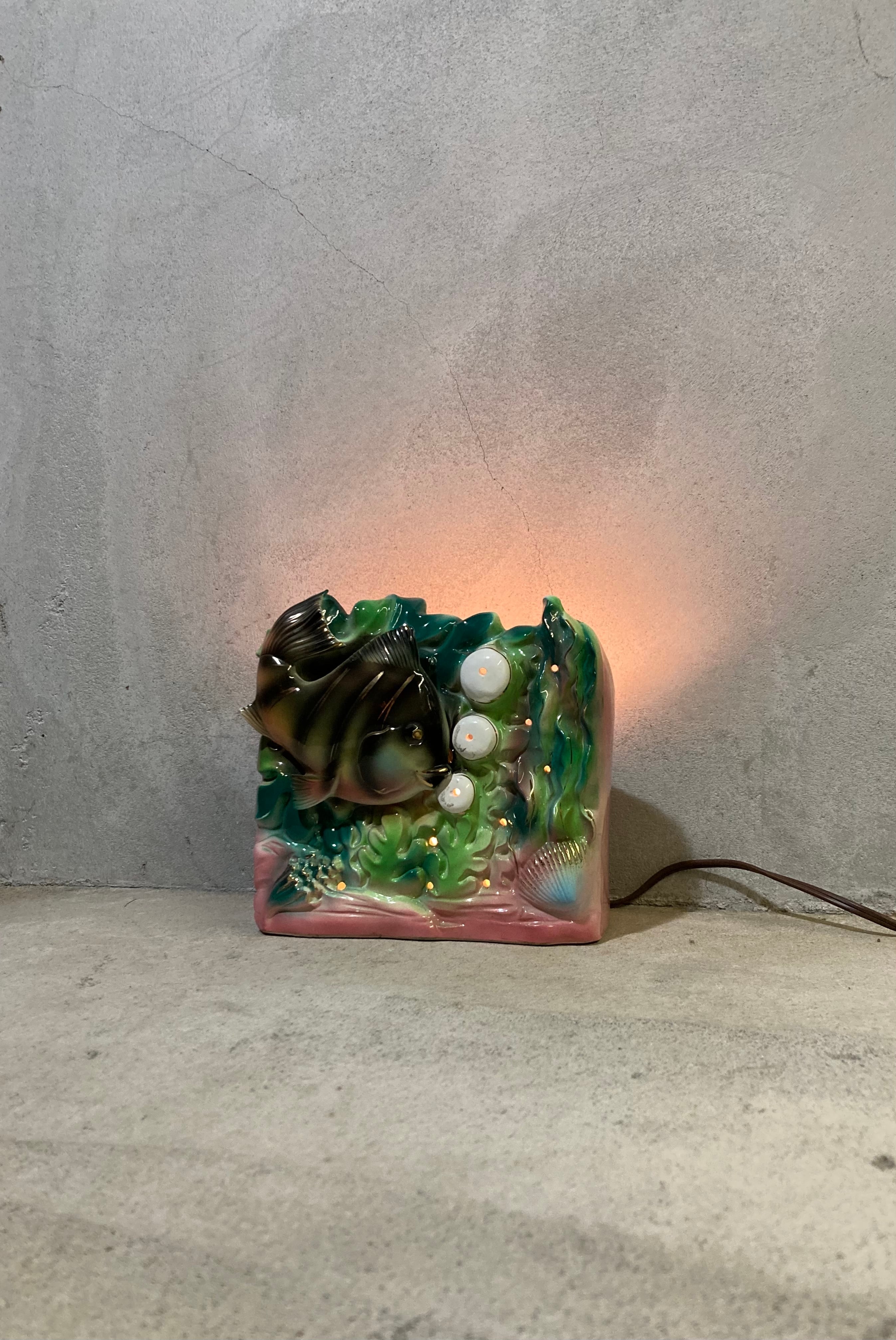 50s TV LAMP  (beady antiques)