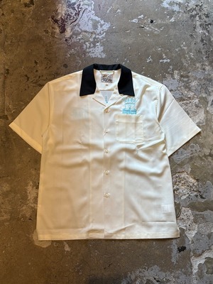 GENIUS CRAft / SYMBOLIC TOWER S/S BOWLING SHIRT / ボーリングシャツ / ORIGINAL / OFF WHITE