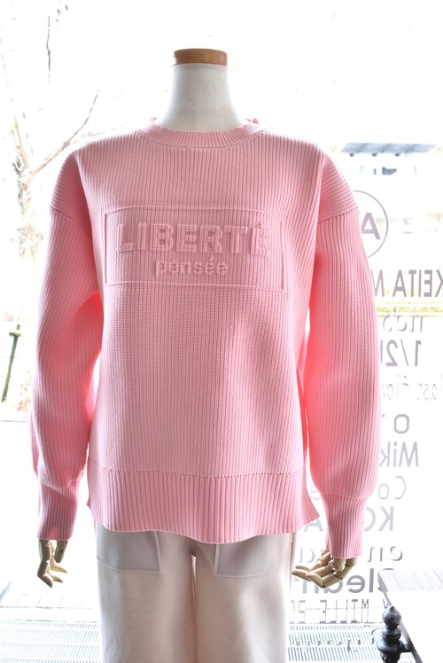 le chanter(ルシャンテ) 25A/W エンボスロゴニット