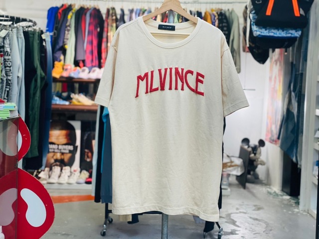 MLVINCE ARCH LOGO S/S TEE IVORY LARGE 20KE5183