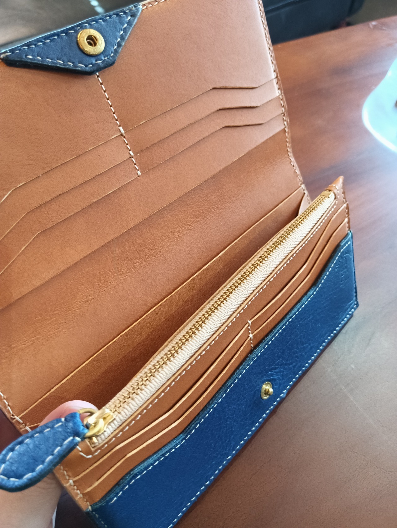 【希少】特別な価値ある「一点もの」＊鹿革長財布・～ロングウォレット【ジビエレザー】